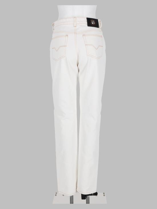 26FW 베르사체 데님 팬츠 1025668 1A186521D660 WHITE - VERSACE