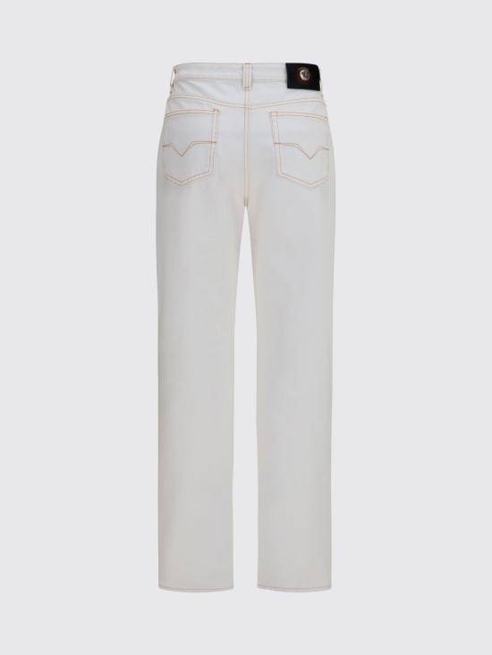 26FW 베르사체 데님 팬츠 1025668 1A186521D660 WHITE - VERSACE