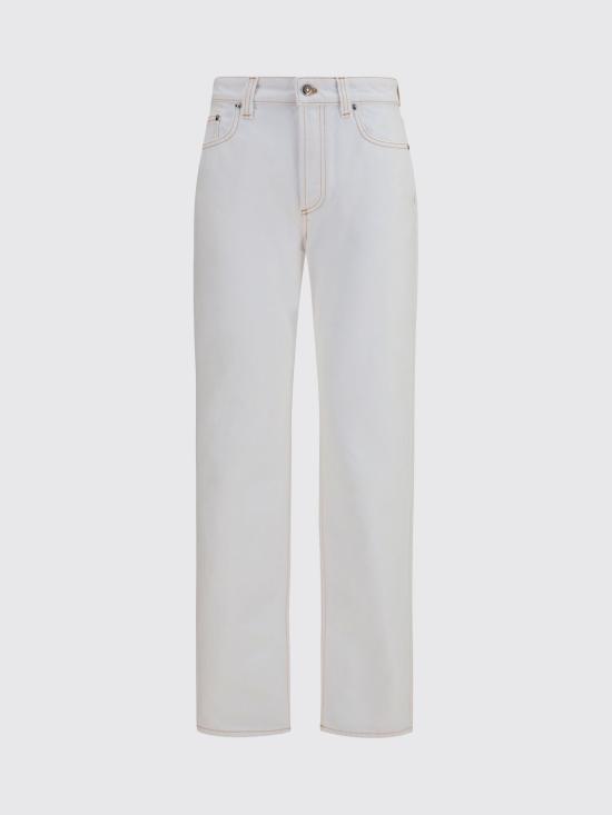 26FW 베르사체 데님 팬츠 1025668 1A186521D660 WHITE - VERSACE