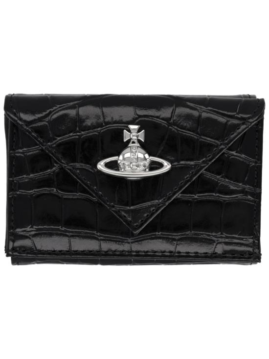 26FW 비비안웨스트우드 남성 레더 이중 반지갑 5115002EW L0098N401 BLACK - VIVIENNE WESTWOOD