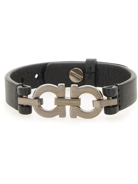 26FW 살바토레 페라가모 브레이슬릿 785723 770384002 BLACK - SALVATORE FERRAGAMO