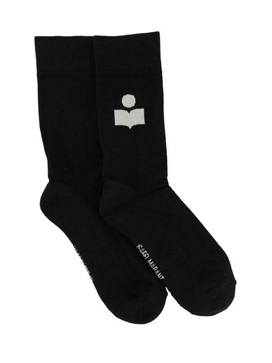 26FW 이자벨마랑 실로키 양말 CT001JHA A1C03J01BK BLACK - ISABEL MARANT