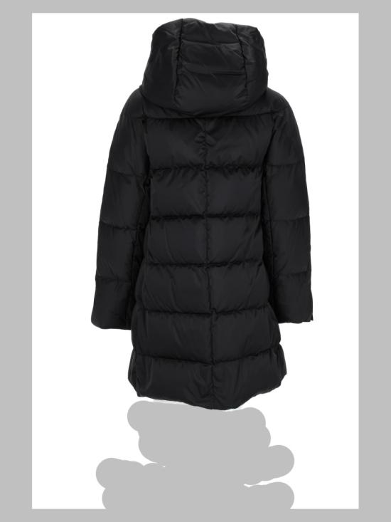 26FW 에르노 새틴 A-셰이프 재킷 PI1304D 12170Z9300 BLACK - HERNO
