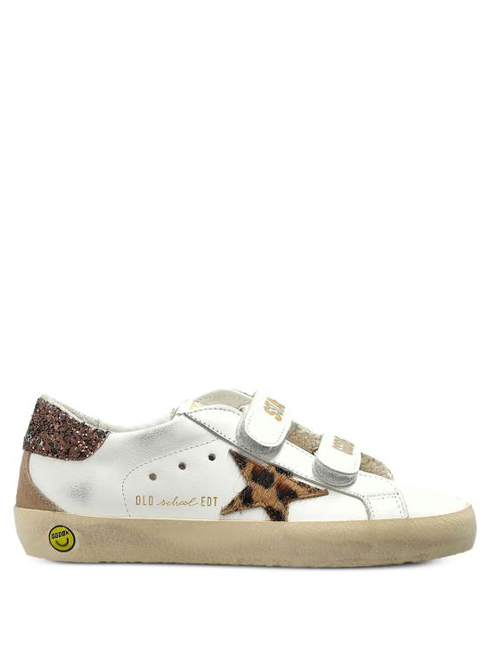 26FW [키즈] 골든구스 스니커즈 GTF00177 F008668 12515 WHITE LEOPARD BEIGE - GOLDEN GOOSE