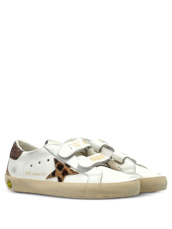 26FW [키즈] 골든구스 스니커즈 GTF00177 F008668 12515 WHITE LEOPARD BEIGE