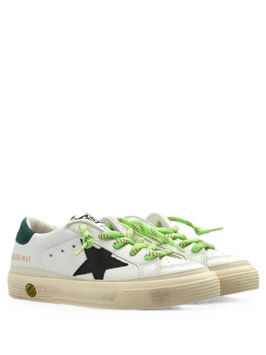 26FW [키즈] 골든구스 스니커즈 GYF00496 F008670 10349 WHITE BLACK GREEN