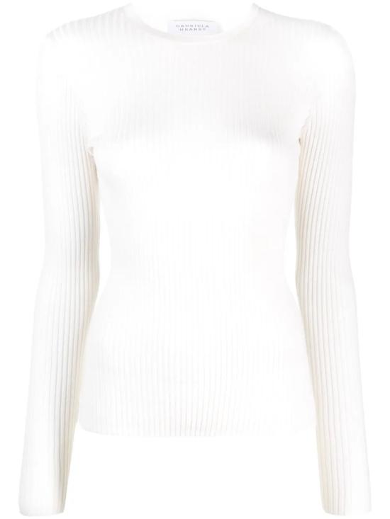 26FW 가브리엘라허스트 긴팔 티셔츠 X009246 A003IVORY Beige
