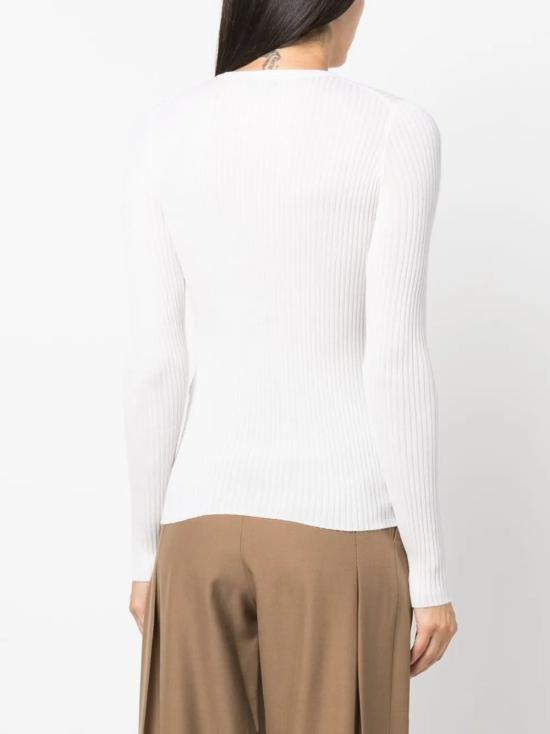 26FW 가브리엘라허스트 긴팔 티셔츠 X009246 A003IVORY Beige - GABRIELA HEARST
