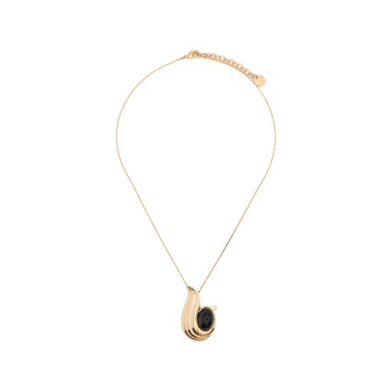 26FW 살바토레 페라가모 목걸이/팬던트 761038 0798482 OROBK GOLD BLACK