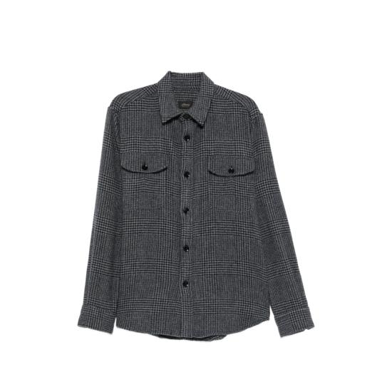 26FW 브리오니 셔츠 SCHK0L OE332 4012 GREY BLUE