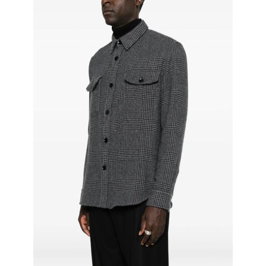 26FW 브리오니 셔츠 SCHK0L OE332 4012 GREY BLUE - BRIONI