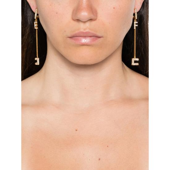 26FW 엘리자베타프랜치 이어링 OR27A67E2 U95 GOLD WHITE - ELISABETTA FRANCHI