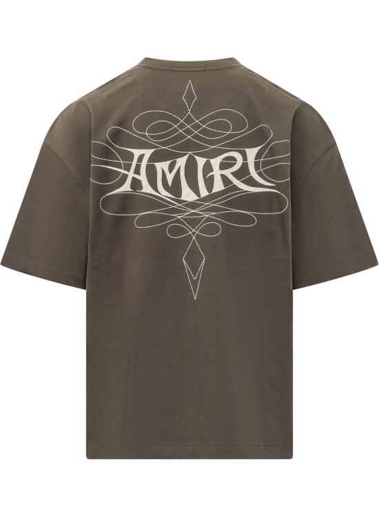 26FW 아미리 반팔 티셔츠 AM426JR006 004D HUSK - AMIRI