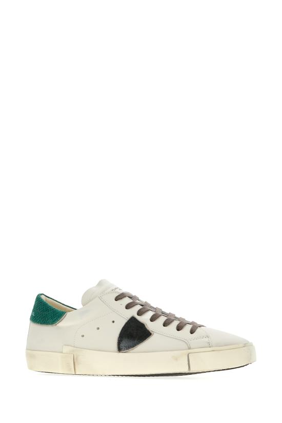 26FW 필립모델 스니커즈 PRLU VD07 BLANC VERT - PHILIPPE MODEL