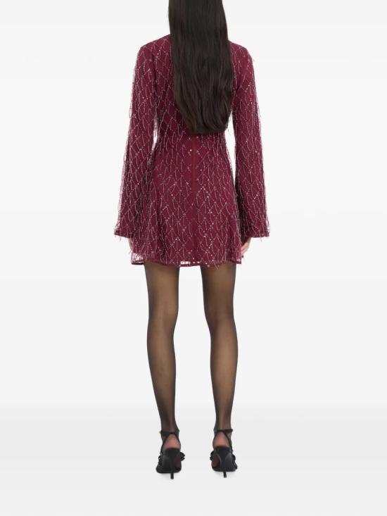 26FW 로테이트 미디 원피스 1165572694 WINE BORDEAUX - ROTATE