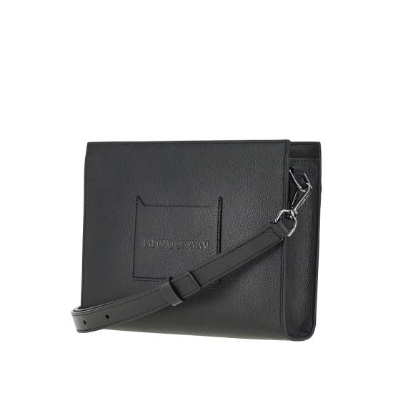 26FW 엠포리오 아르마니 클러치/파우치 EM005791AF13788 Black - EMPORIO ARMANI