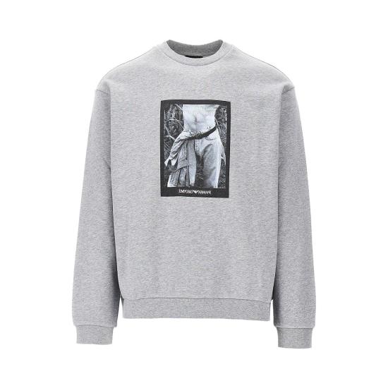 26FW 엠포리오 아르마니 긴팔 티셔츠 EM006933AF27740 Grey