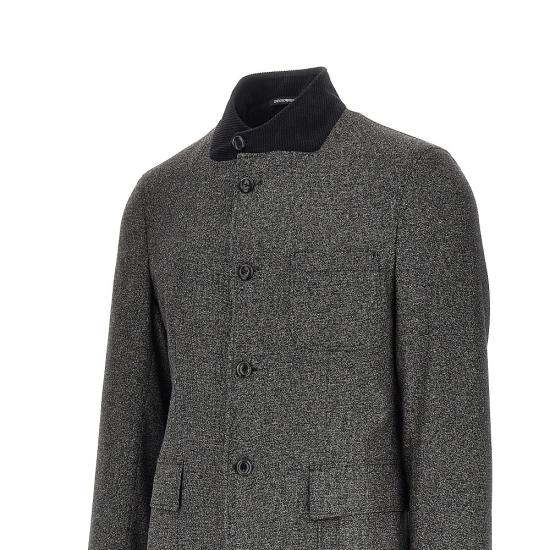 26FW 엠포리오 아르마니 자켓 EM007118TE23221 Black - EMPORIO ARMANI