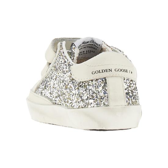 26FW [키즈] 골든구스 스니커즈 GJF00111F005314 Silver - GOLDEN GOOSE