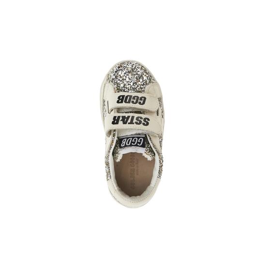 26FW [키즈] 골든구스 스니커즈 GJF00111F005314 Silver - GOLDEN GOOSE