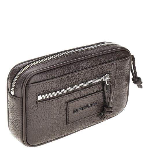 26FW 엠포리오 아르마니 클러치/파우치 EM000955AF13396 Brown - EMPORIO ARMANI