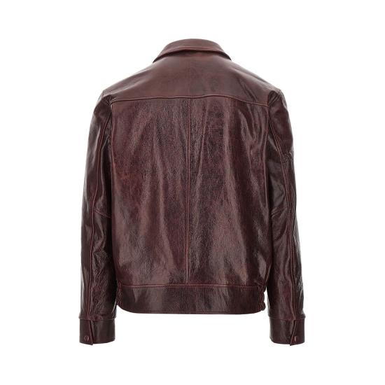 26FW 엠포리오 아르마니 가죽 자켓 EM007246AF29260 Red - EMPORIO ARMANI