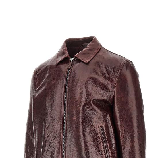 26FW 엠포리오 아르마니 가죽 자켓 EM007246AF29260 Red - EMPORIO ARMANI