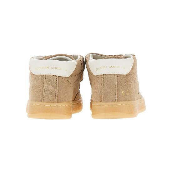 26FW [키즈] 골든구스 JUNE 준 벨크로 스니커즈 GJF00386F008634 Beige - GOLDEN GOOSE
