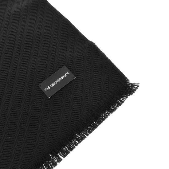 26FW 엠포리오 아르마니 머플러/스카프 EM007074AF28992 Black - EMPORIO ARMANI