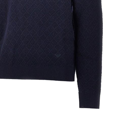 26FW 엠포리오 아르마니 니트웨어 EM006438AF29684 Blue - EMPORIO ARMANI