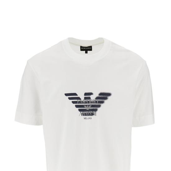 26FW 엠포리오 아르마니 탑 EM006765AF10017 White - EMPORIO ARMANI