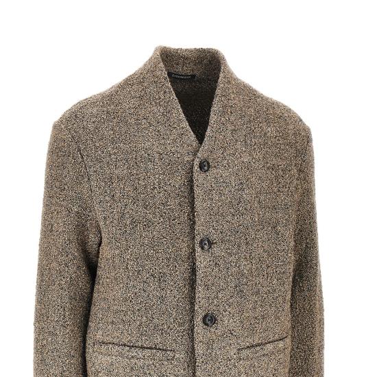 26FW 엠포리오 아르마니 자켓 EM007116TE23192 Beige - EMPORIO ARMANI