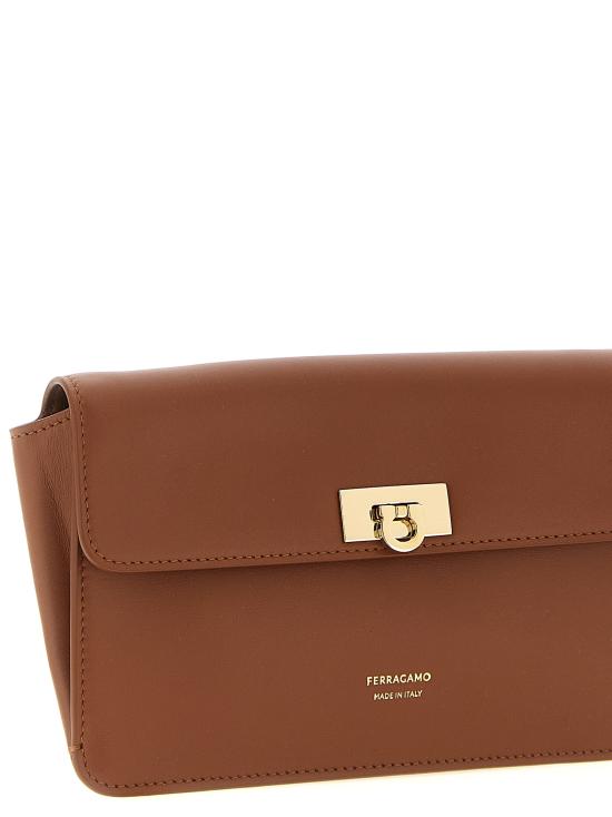 26FW 살바토레 페라가모 클러치/파우치 795688NEWCOGNAC Brown - SALVATORE FERRAGAMO