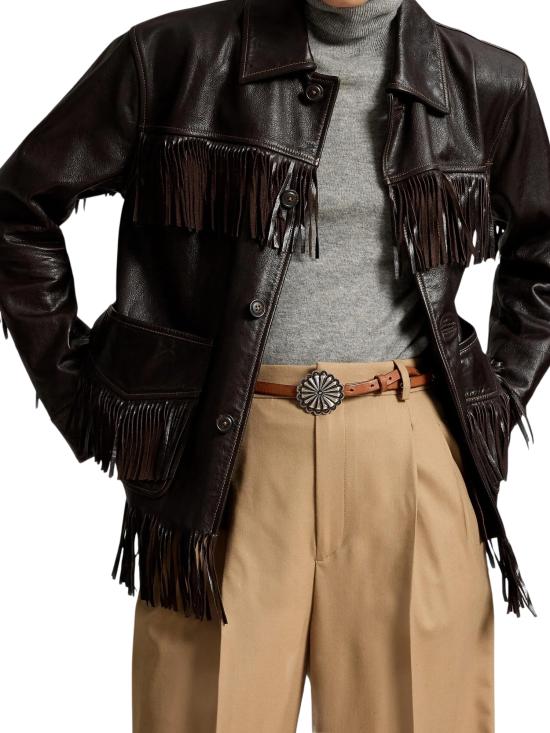 26FW 랄프 로렌 가죽 자켓 211B16687 001 BROWN - RALPH LAUREN