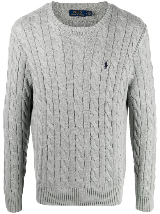 26FW 랄프 로렌 스웨터 710775885 013 GREY