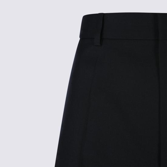 26FW 셀린느 울 개버딘 턱스 트라우저 울 개버딘 턱스 트라우저 RP0JN650D 38NO - CELINE