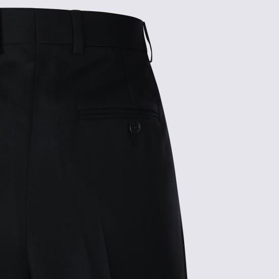 26FW 셀린느 울 개버딘 턱스 트라우저 울 개버딘 턱스 트라우저 RP0JN650D 38NO - CELINE