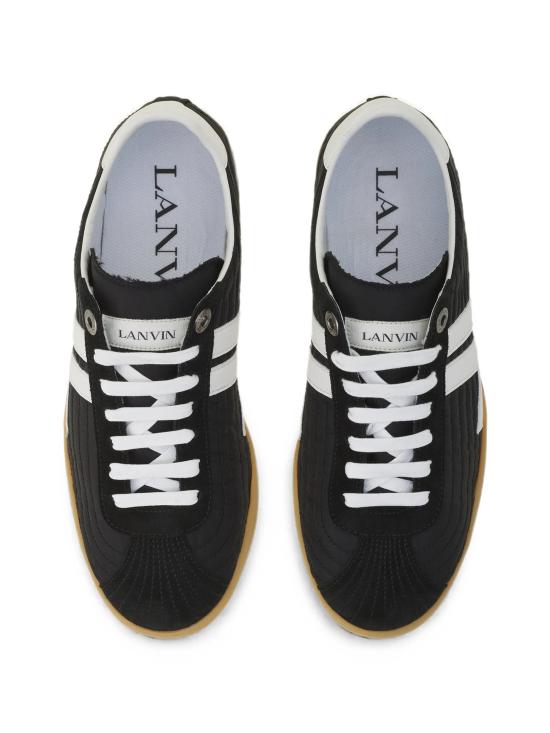 26FW 랑방 스니커즈 FU SKZL01 NYSQ A26 1000 BLACK WHITE - LANVIN