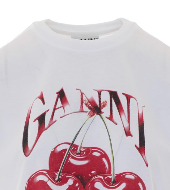 26FW 가니 반팔 티셔츠 T4004 151 WHITE - GANNI