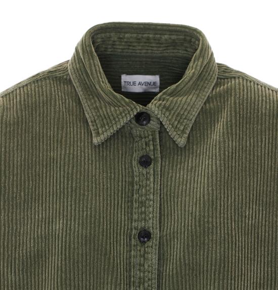 26FW 트루 에비뉴 셔츠 LUDOVICA CORDUROYOLD GREEN - TRUE AVENUE