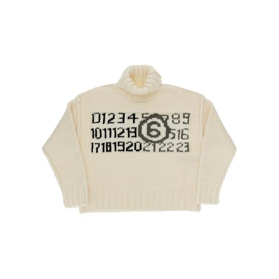 26FW [키즈] MM6 메종마르지엘라 탑 M61048MM08V White