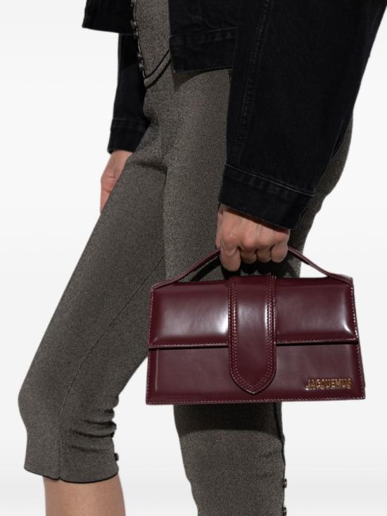 26FW 자크뮈스 라지 밤비노 크로스바디 플랩 백 BAW00007 AC18A01490 BURGUNDY - JACQUEMUS