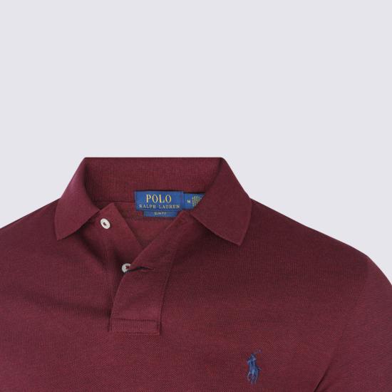 26FW 폴로 랄프로렌 폴로 티셔츠 710536856 343 Bordeaux - POLO RALPH LAUREN