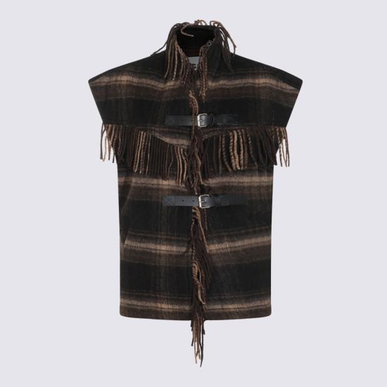 26FW 이자벨마랑에뚜왈 코트 26AGI0099FA D3D01EBKKI BLACK KHAKI