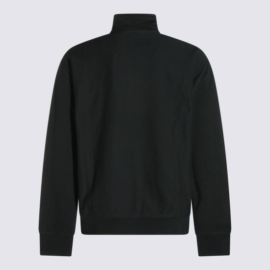 26FW 칼하트 WIP 하프 집 아메리칸 스크립트 스웨트셔츠 I027014 3T6XX RAVEN - CARHARTT WIP