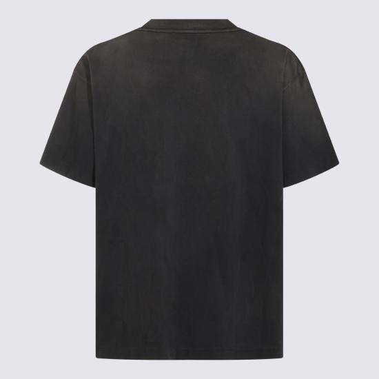 26FW 세인트 미카엘 반팔 티셔츠 SMMK10000006 BLACK - SAINT MXXXXXX