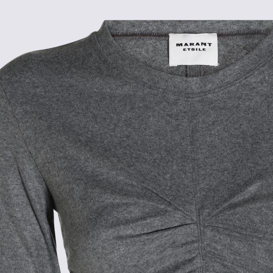 26FW 이자벨마랑에뚜왈 긴팔 티셔츠 26AHT0960FA D3K05E02GY GREY - ISABEL MARANT ETOILE