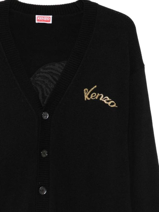 26FW 겐조 가디건 FG65CA8213FN 99J BLACK - KENZO