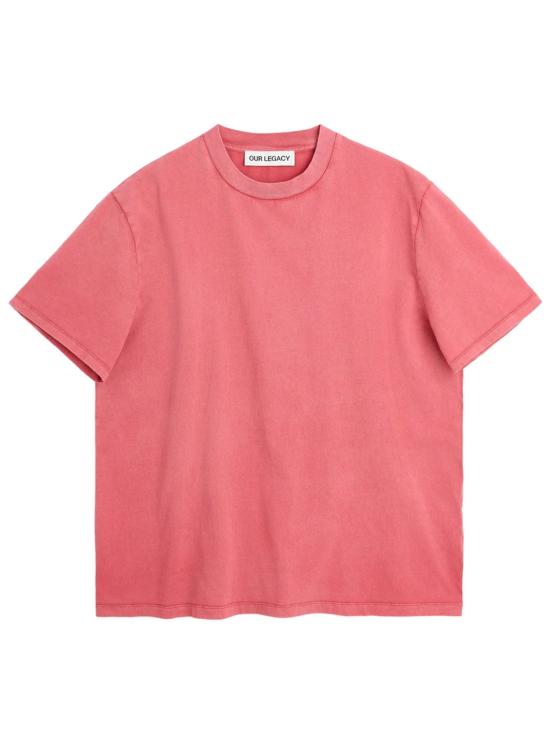 26FW 아워레가시 원 로즈 레거시 박스 티셔츠 M4266BRL WORNROSELEGACY RED
