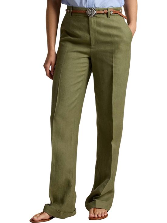 26FW 랄프 로렌 수트 팬츠 211B24437 001 GREEN - RALPH LAUREN